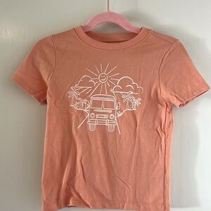 Cute orange sunny tee
